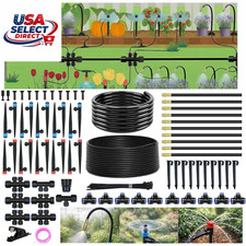 240FT Drip Irrigation System for Garden   Quick Connect Adjustable Kit