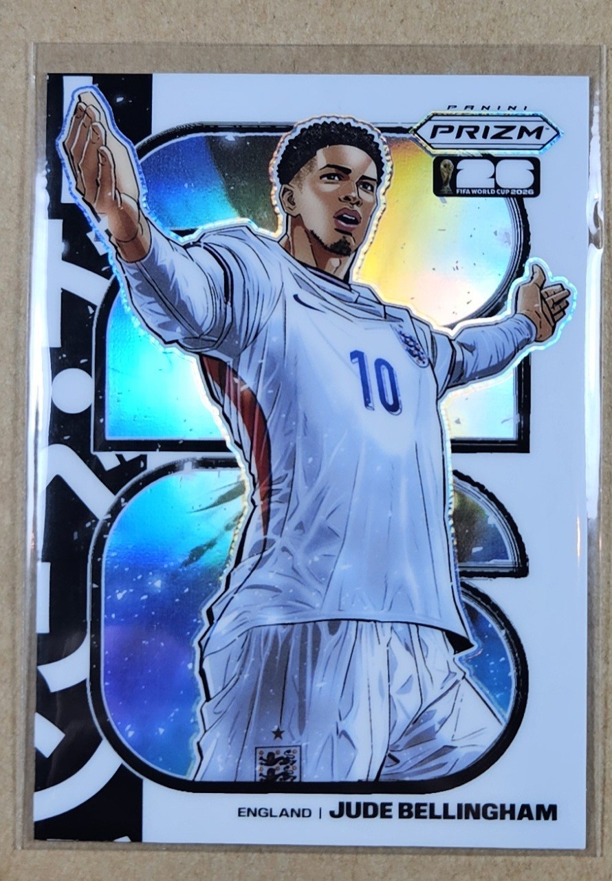 2026 Panini Prizm FIFA World Cup Manga SSP Jude Bellingham #9 England view 1