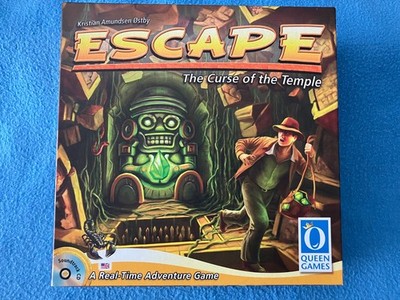 ESCAPE The Curse of the Temple Strategy Game Queen Games 2012 Complete