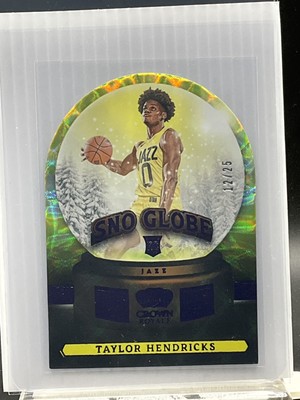 2023-24 Crown Royale - Taylor Hendricks - Sno Globe Purple /25 - RC - 17014