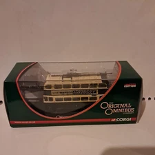 CORGI OOC DERBY CORPORATION ROE TROLLEY BUS-OM41407/1
