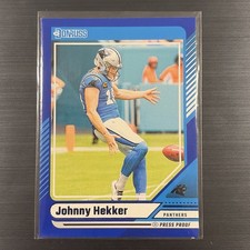 2024 Panini Donruss - Johnny Hekker #24 Blue Press Proof