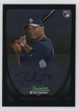 2011 Bowman Chrome Rookie Auto Desmond Jennings #203 Auto 2d9