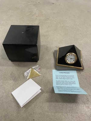 Hampton Haddon pyramid clock VTG