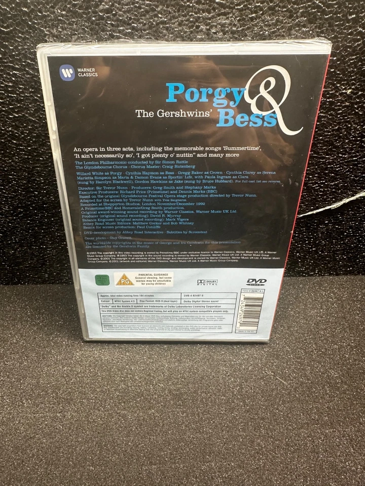 Porgy & Bess (DVD) SEALED - Image 2 of 2