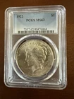 1922 Peace Silver Dollar $1 PCGS MS-62