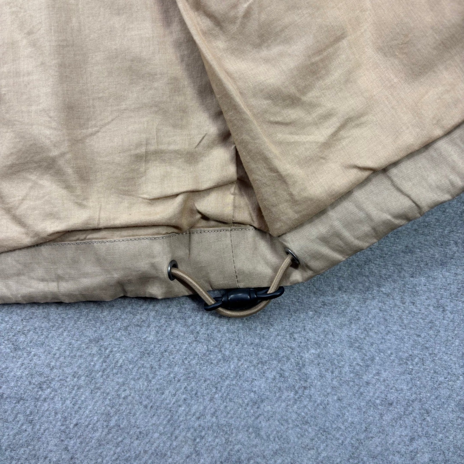 Vintage 90s Polo Ralph Lauren Lightweight Windbreaker Jacket Mens L Tan Church thumbnail 11