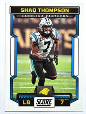 SHAQ THOMPSON Carolina Panthers 2023 Panini Score Football Card #49