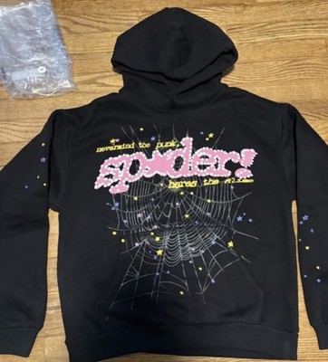 Sp5der Men's Hoodie Size Medium P*NK V2 | eBay