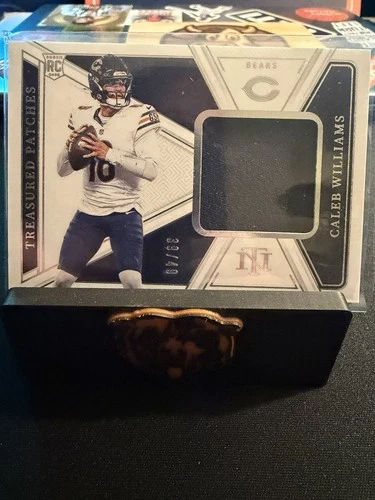 2024 Panini National Treasures - Treasured Patches Caleb Williams #TP-CWS /49