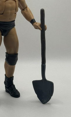 WWE Shovel Hardcore Taker Accessory Mattel Figure Prop 1/12 F2