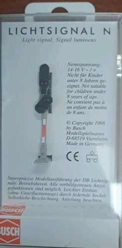 Señal de bloque Busch 5861 N con señal de advertencia previa -- 6 LED (B4) | Condition: New
