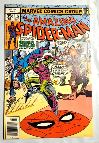 New ListingAmazing Spider-Man 177 Green Goblin Comic Book  Vintage Newstand Ungraded Raw