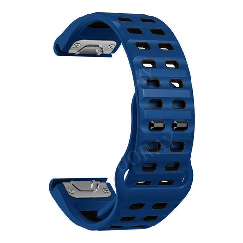 Pulsera de silicona Quick Fit para Garmin Fenix E 8 7X/7 6X/6 5X/5 Plus 3HR Epix Pro - Imagen 21 de 60