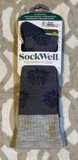 Sockwell Women's Compression Socks Size M/L 20-30 mmHg Lotus Lift NWT