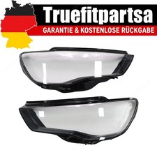 2x Scheinwerfer Glas Streuscheiben links rechts Set für Audi A3 8V 2012-2016