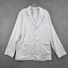 The White Coat Healing Hands Unisex Fave White Lab Coat The Minimalist Size M