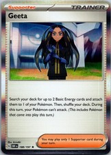 Geeta Rare SV03: Obsidian Flames 188/197 NM