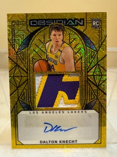 Dalton Knecht Rookie Patch Auto /10 Lakers Panini Obsidian NBA
