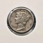 1944-P Mercury Dime 90% Silver US Mint Philadelphia