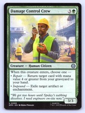 Damage Control Crew 99 Uncommon Marvel's Spider-Man Magic: The Gathering NM