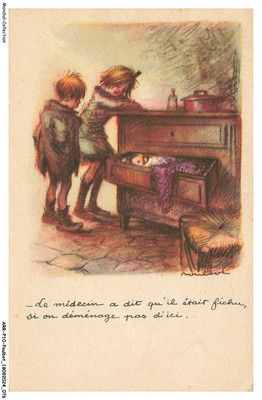 ARRP10-0684-ILLUSTRATOR - POULBOT - Der Arzt Hat Gesagt, Dass Er Fichu Ist