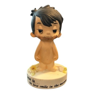 VTG 1972 Love Is...His First Smile in the Morning Figurine Kim Casali 4'' Statue
