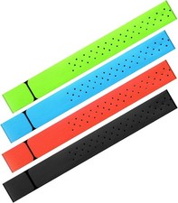 4 Pcs Replacement Heart Rate Monitor Armband Straps Adjustable Multi Color