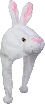 Funny Cute Plush Animal Winter Hat with Pom Pom Ends Earflap Cap For Adult Kids