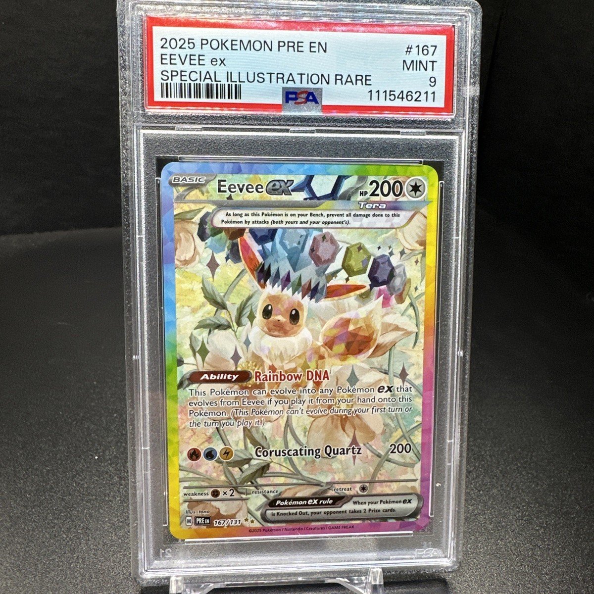 ポケモンカードゲーム Pokemon TCG - Eevee ex 167/131 Sv Eevee ex 167/131 Sv: Prismatic Evolutions Holo for sale