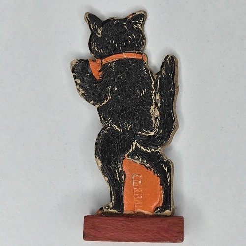 Altes Vintage Antik Halloween Deutsches Kegelspiel Schwarze Katze Germany 20er Jahre - Bild 2 von 22
