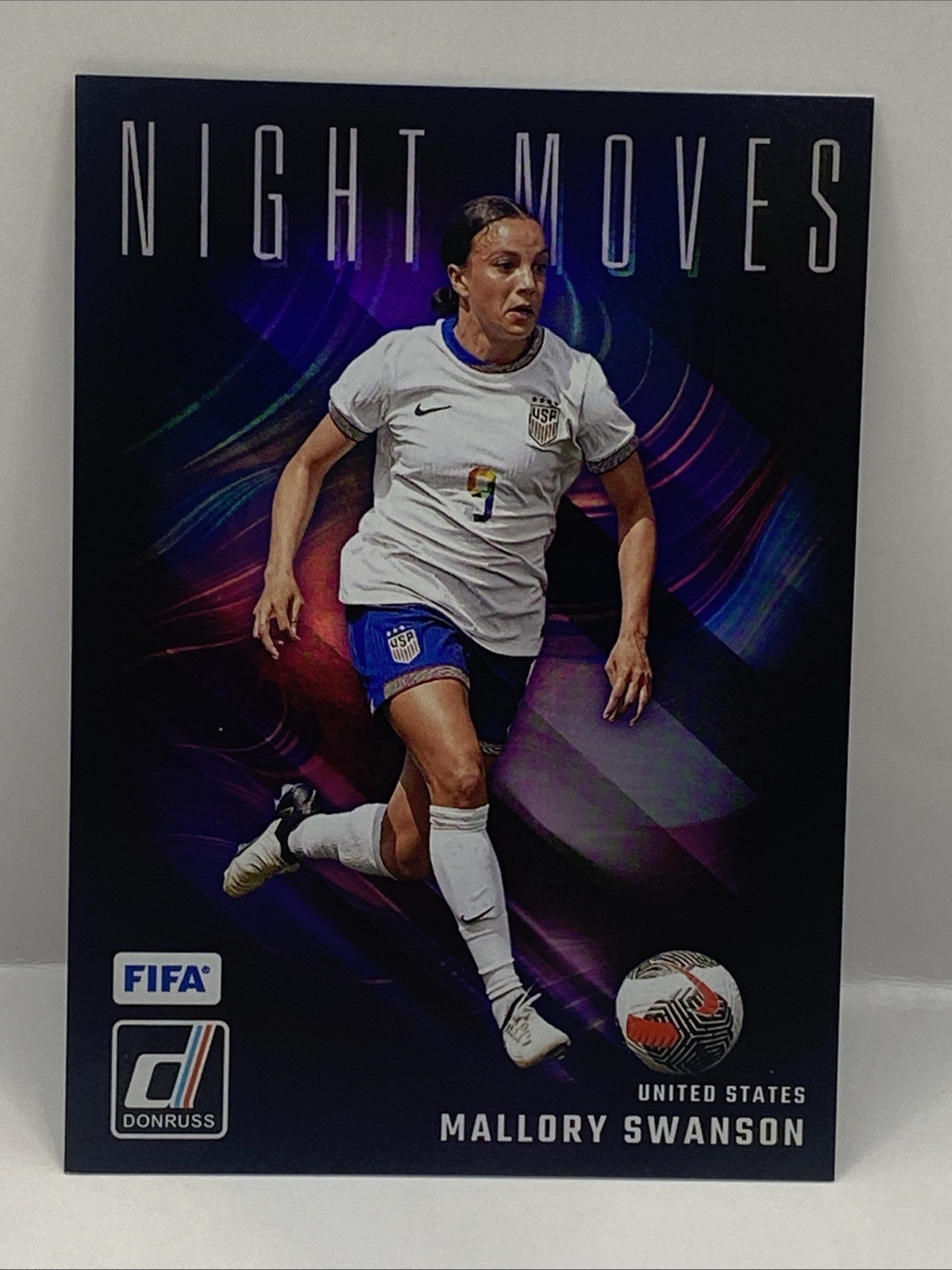 2024-25 Panini Donruss Soccer Mallory Swanson - USA Night Moves Case Hit SP SSP