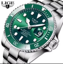 Luxury Diver Watch Men 30ATM Waterproof Sport Quartz Wristwatch with Date