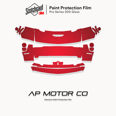 Dodge Challenger SRT Hellcat 2015-2018 3M PRO Series PreCut Paint Film Clear Bra
