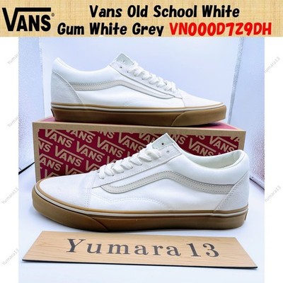 Vans Old School White Gum White Grey VN000D7Z9DH Men's Size
