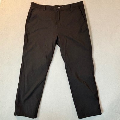 Gerry Mens Black Stretch Tech Performance Pants 40x32 Outdoor Hiking Trousers