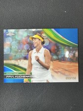 Anastasia Pavlyuchenkova 2025 Topps Chrome Blue Refractor Base /150 #47