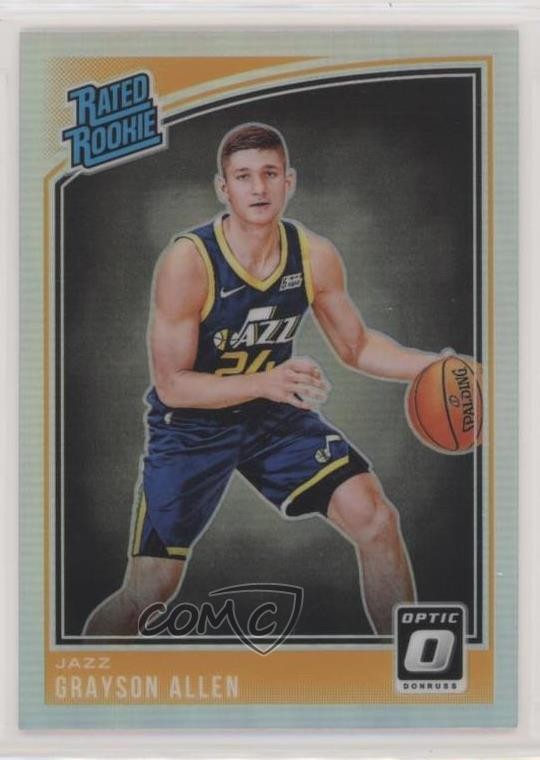 2018-19 Panini Donruss Optic Rated Rookie Holo Prizm Grayson Allen #156 c5r