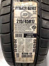 2 New 215 45 17 Dunlop Direzza Dz102 Summer Tires 2 New 215 45 17 Dunlop Direzza Dz102 Summer Tires