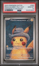 Imagen de 2023 POKEMON SVP EN-SV BLACK STAR PROMO #085 PIKACHU WITH GREY FELT HAT PSA 10