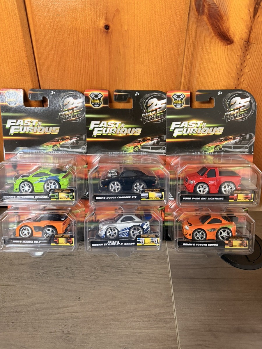 2026 Jada 1:43 SMALL BLOCKS 25 Years of Fast & Furious Complete