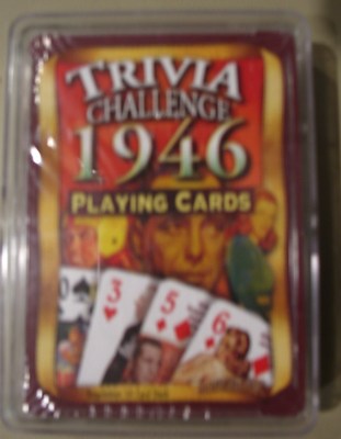 1935 1936 1942 1943 1944 1945 1947 1952 Trivia Challenge Playing Cards ...