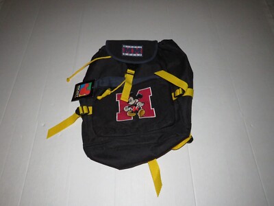 Vintage Disney Mickey Mouse Mickey Unlimited Embroidered Backpack New Without Ta Vintage Disney Mickey Mouse Mickey Unlimited Embroidered  main image 3