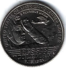 2023-S San Francisco Brilliant Uncirculated American Women Bessie Coleman 25C!