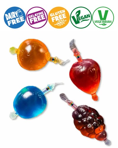 Crazy Candy Factory FRUIT POPS Sweets Liquid Candy DAIRY FREE GLUTEN FREE VEGAN - Picture 3 of 7