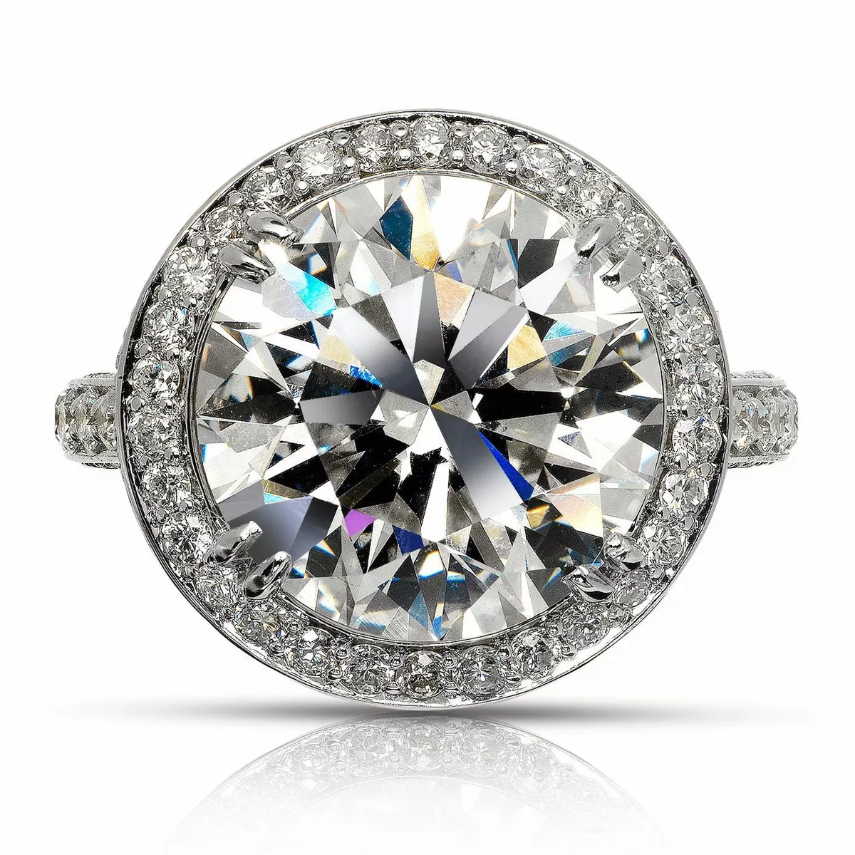 Anna Zuckerman 7 Carat Solitaire Engagement Ring