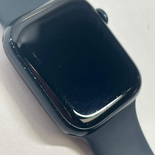 GPS Only Apple Watch Series 9 45MM Midnight Aluminum Black Sport Band MRMD3LL/A - Zdjęcie 2 z 9