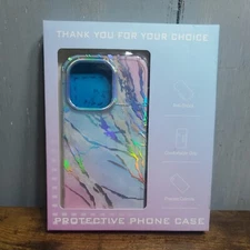 Compatible with iPhone 14 Pro 6.1 inch 5G Case with Tempered Glass Screen Protec