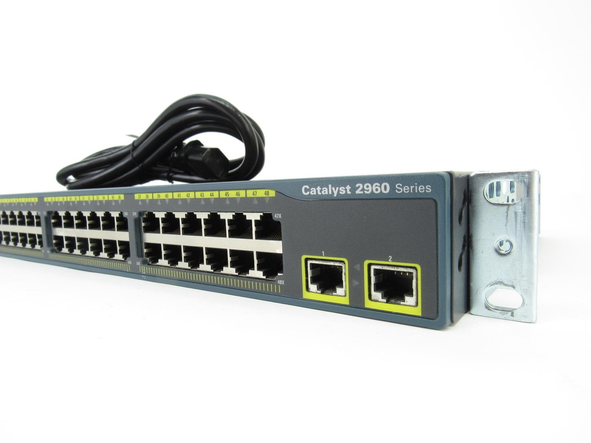Cisco C891F&C2960　静音タイプ２台セット Cisco Catalyst WS-C2960-48TT-L V07 48 Port 2x 1GbE Uplinks Fast