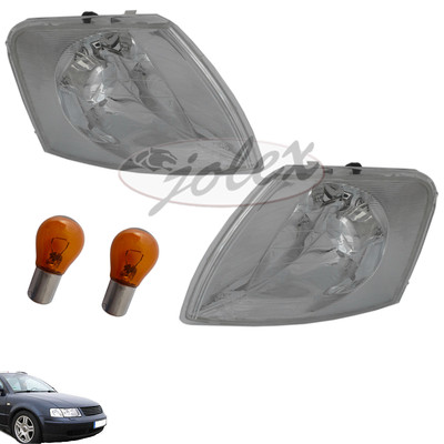 Blinker Blinkleuchte Blinkleuchten Klarglas rechts+links Set VW Passat 3B 96-00